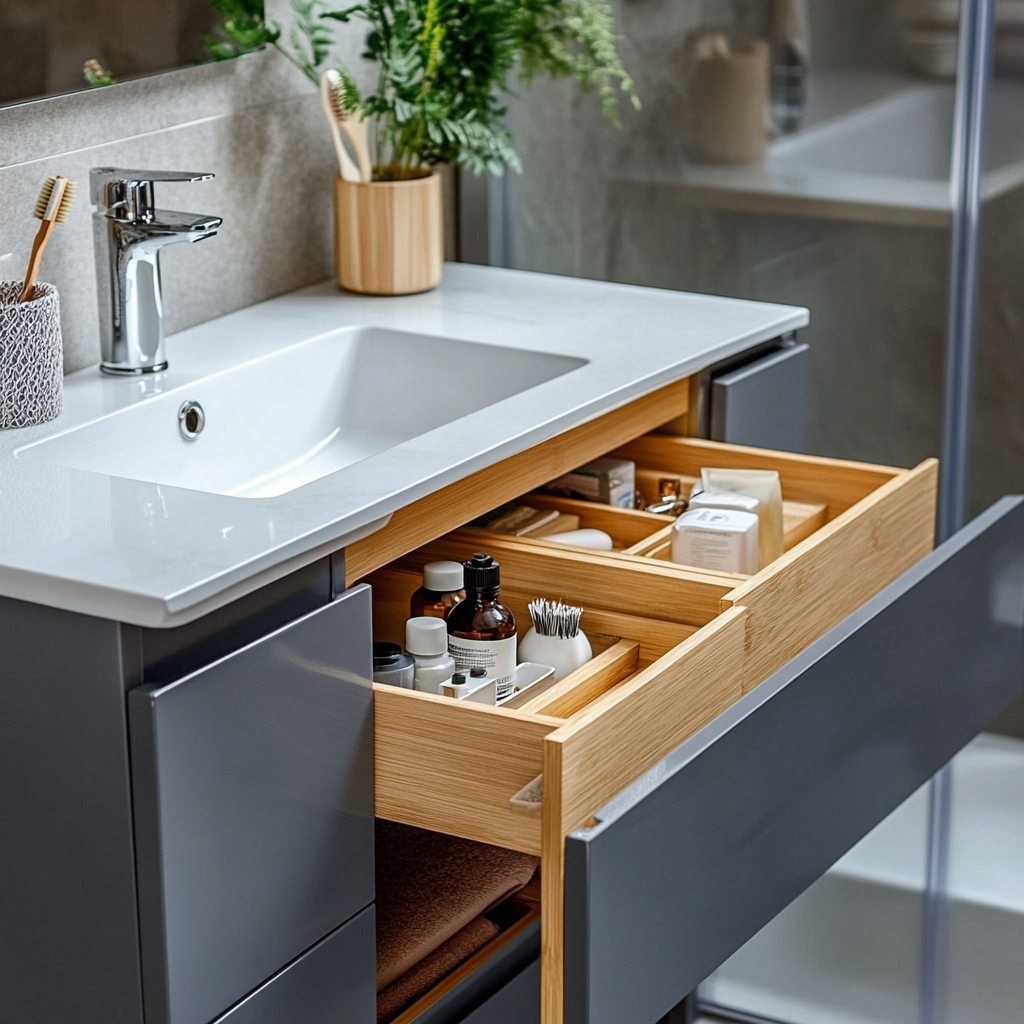 Bathroom Drawers vs Doors